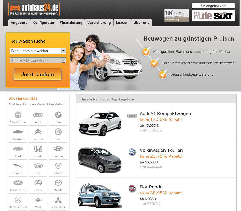 Autohaus24 De Funf Empfehlenswerte Internetseiten Fur Ein
